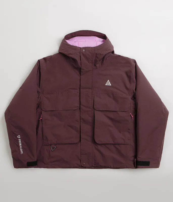 Nike ACG Skull Peak Jacket - Burgundy Crush / Beyond Pink / Summit White Cardigan Sweater Pullover