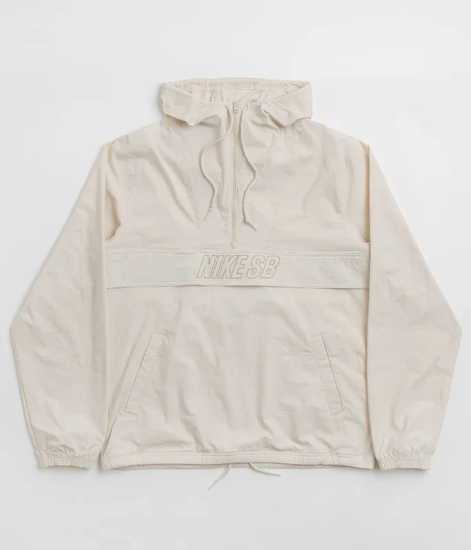 Nike SB Anorak Jacket - Light Orewood Brown / Khaki Mesh Jacket Canvas Jacket Denim Jacket