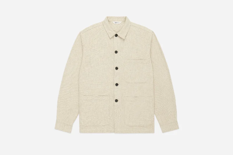 Shop Jacket ~ Alabaster Cotton/Linen Knit Jacket Woven Jacket Fleece Jacket