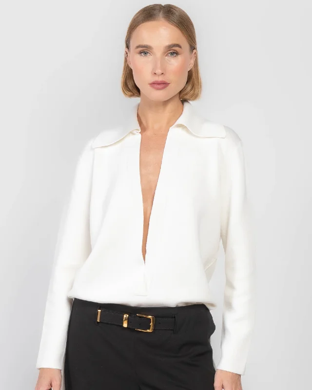 Luma Blouse Classic White Blouse