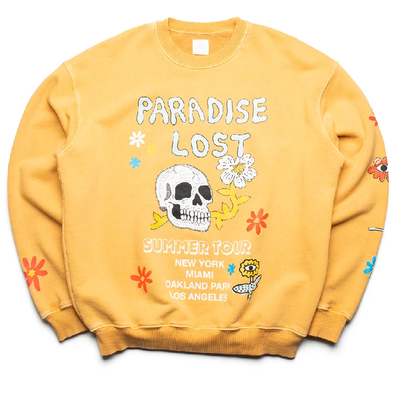 Alchemist Summer Tour Sweater - Paprika Beaded Sweater Sequined Faux Fur