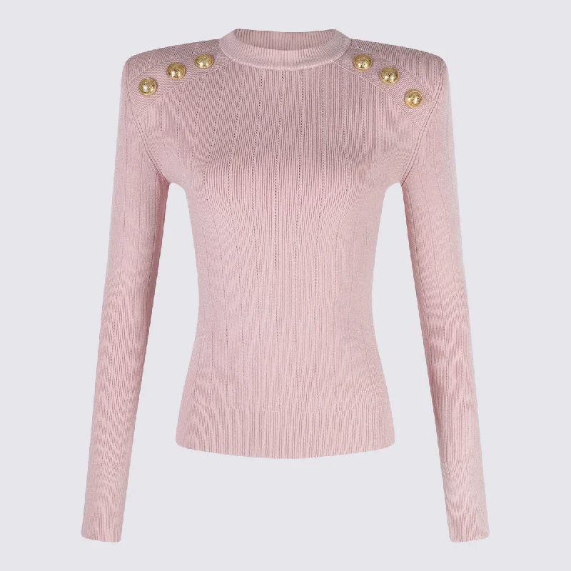Balmain Sweaters Layered Multi-layer Single Layer