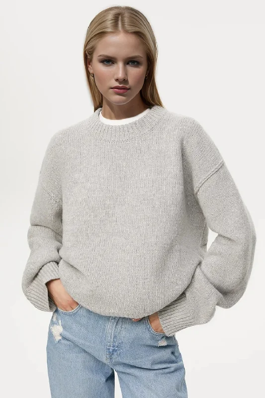 Round Crew Neck Dropped Shoulder Sweater Faux Fur Fabric Real Fur Fabric Shearling Fabric Round Crew Neck Dropped Shoulder Sweater Faux Fur Fabric Real Fur Fabric Shearling Fabric