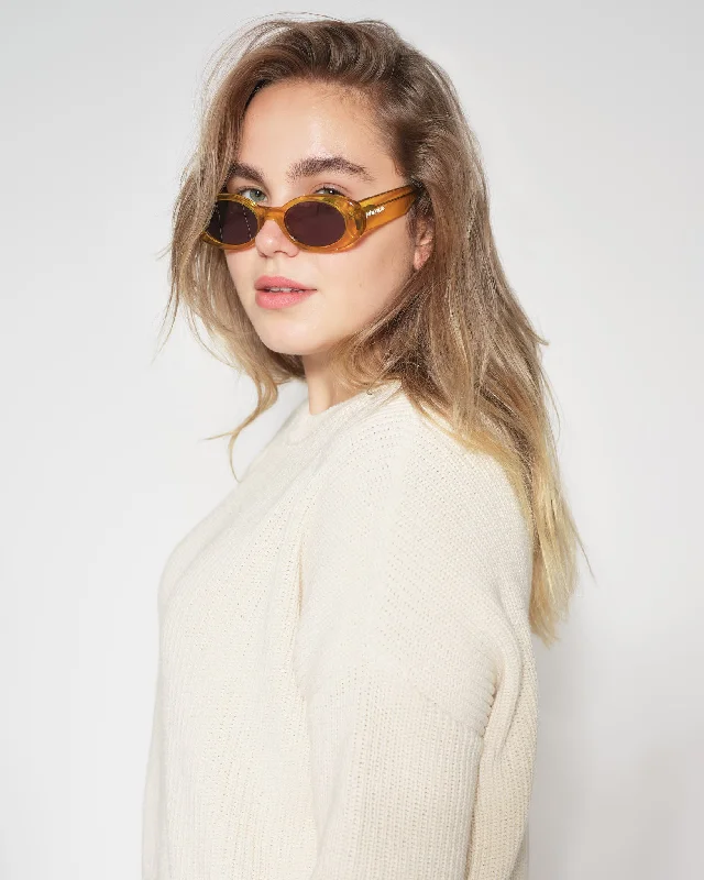 Berta Knitted Jumper Ecru  Stylish Fashionable Trendy