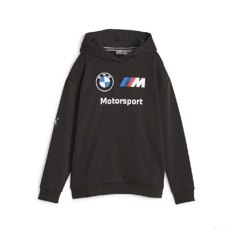 BMW MMS sweatshirt, hooded, Puma, ESS, women, fleece, black Hoodie with Illustration Artistic Creative BMW MMS sweatshirt, hooded, Puma, ESS, women, fleece, black Hoodie with Illustration Artistic Creative
