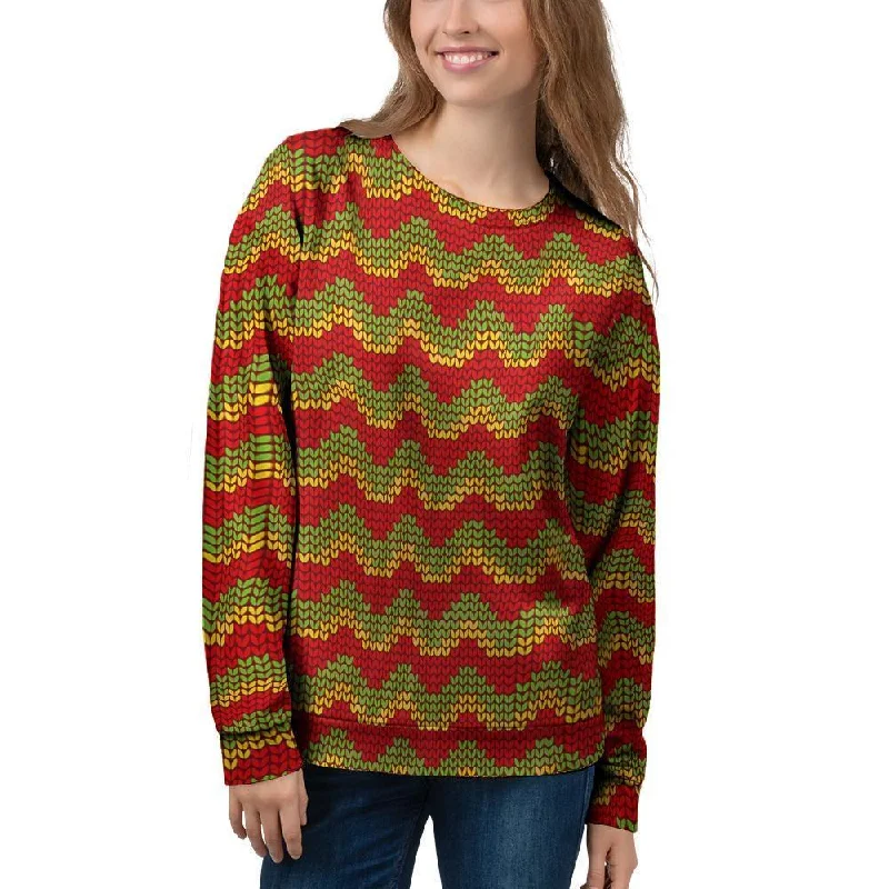 Classic Reggae Women's Sweatshirt Hoodie with Hood Adjustable Protection