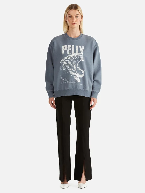 FEARLESS SWEATSHIRT Hoodie with Zipper Placket Modern Functional