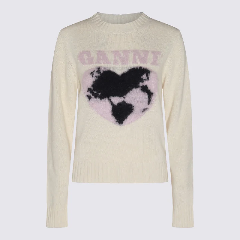 Ganni Sweaters Spandex Blend Rayon Blend Denim Blend