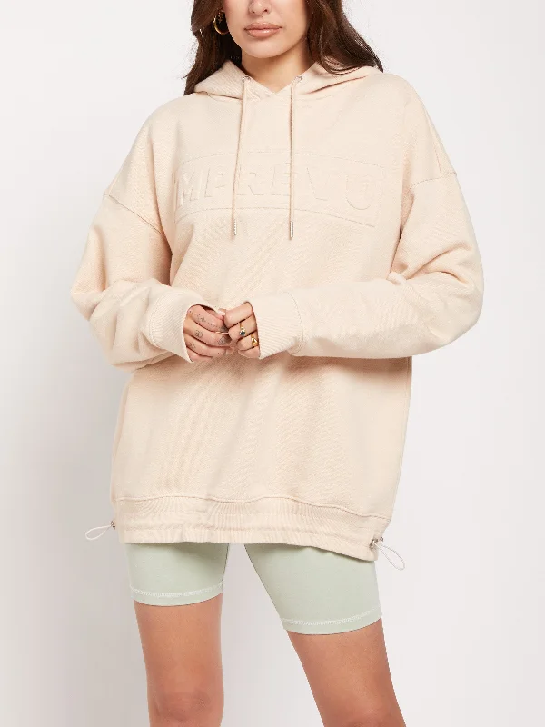Imprevu Embossed Logo Hoodie Hoodie with Full-Zip Functional Layering