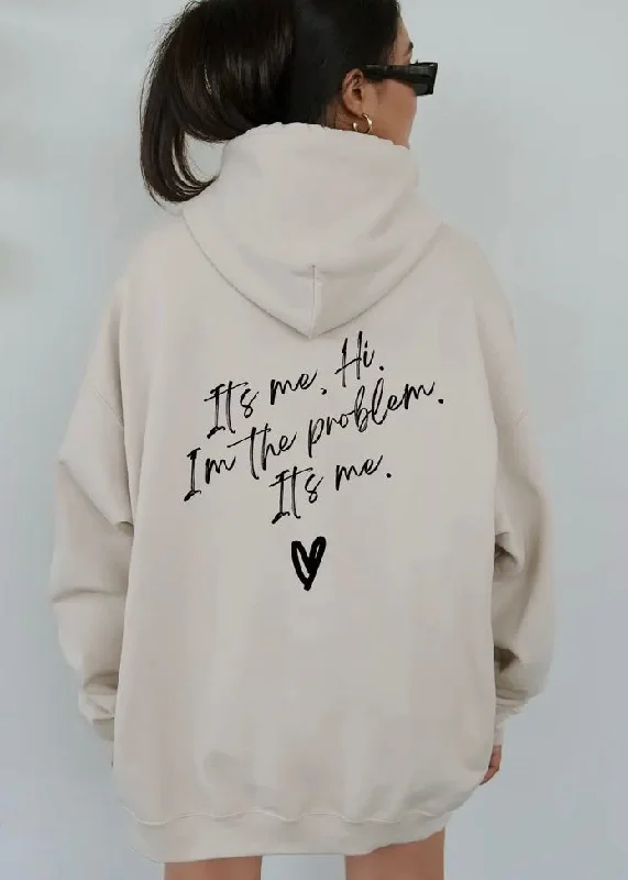 It's Me Hoodie Hoodie Dress Longline Feminine