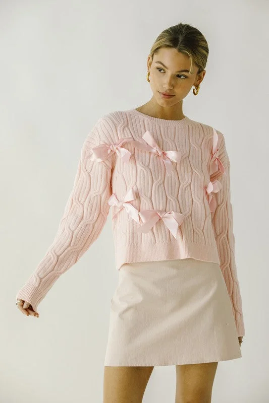 Lillian Sweater Lace Blend Ribbed Blend Corduroy Blend