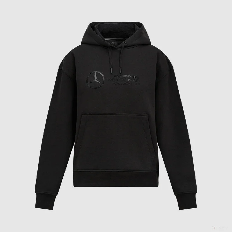Mercedes Womens Stealth Hoody, Black Graphic Hoodie Design Print