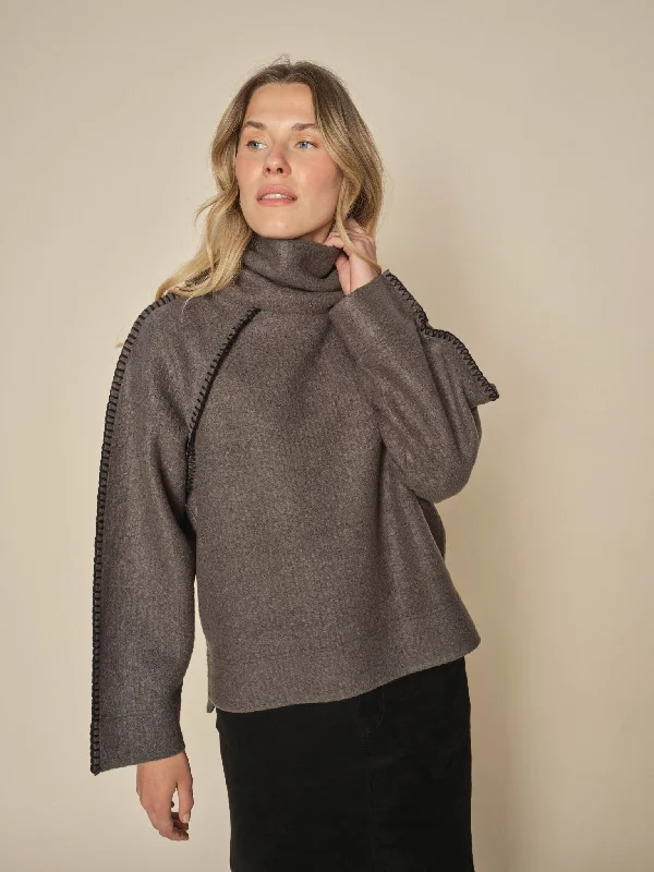 MMCaja O-LS Sweatshirt Hoodie with Full-Zip Functional Layering