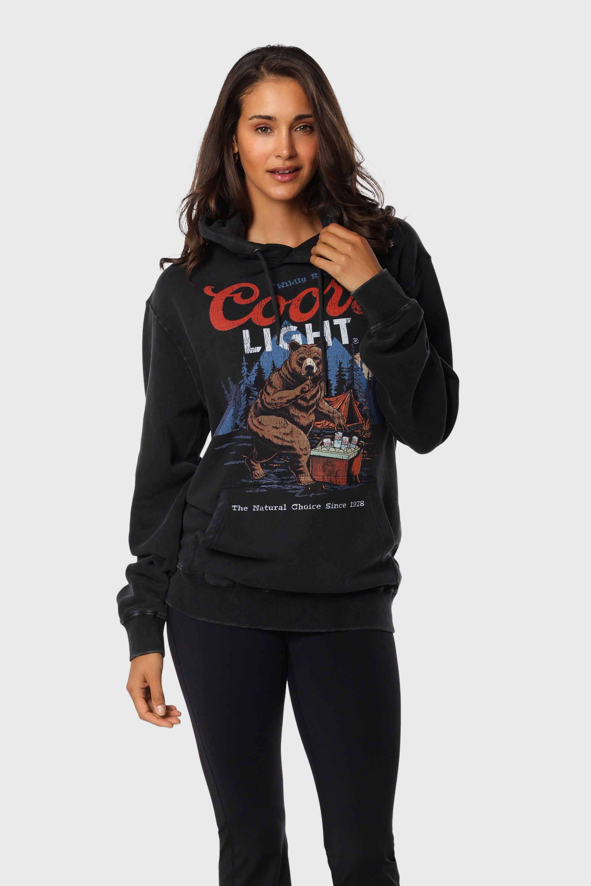 Natural Choice Hoodie Hoodie with Batwing Sleeves Loose Dramatic