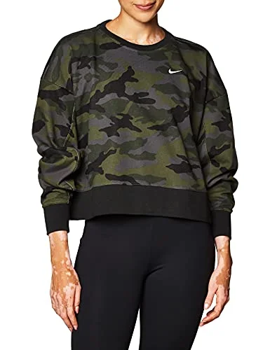 Nike Womens W Nk Dry Get Fit Fc Cw Pp2 Cam Sweatshirt Hoodie Sweatshirt Pullover