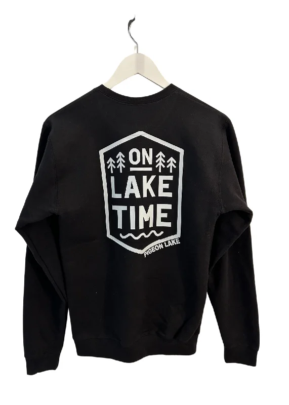 Pigeon Lake Crew Sweater Sequined Glittery Shiny