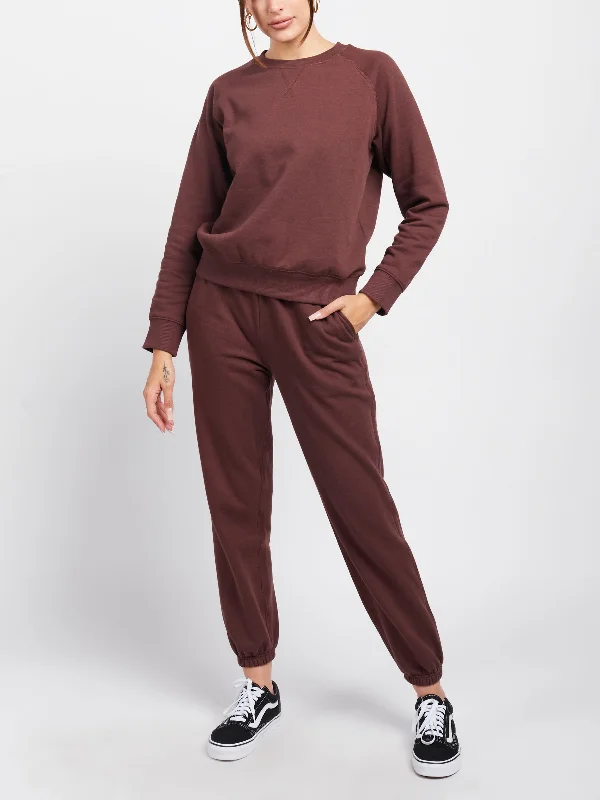 Recycled Fleece Crew Sweatshirt Hoodie with Magnetic Closure Innovative Modern