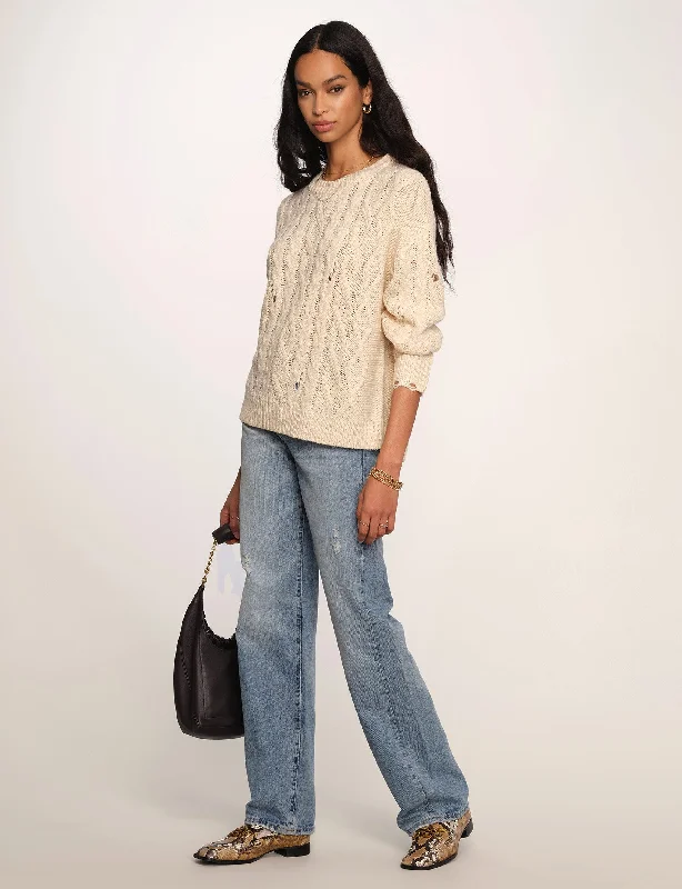 tabby sweater Toggled Drawstring Belted