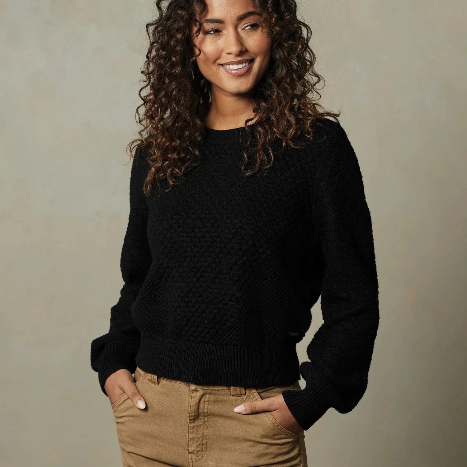 The Normal Brand Colette Sweater Notch Collar Peter Pan Collar Cowl Neck