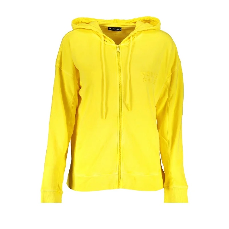 Yellow Cotton Sweater Anti-Pilling Anti-Shrink Durable