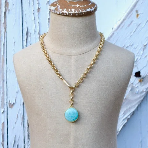 FOREVER IN BLUE JEANS NECKLACE Cozy Relaxed Fit Jeans