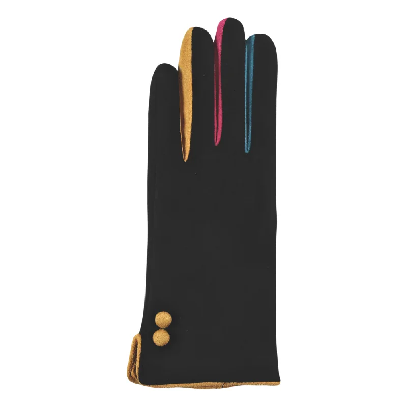 Jeanne Simmons Accessories Colored Fingers Black Gloves (Women's) Casual Skinny Fit Jeans Jeanne Simmons Accessories Colored Fingers Black Gloves (Women's) Casual Skinny Fit Jeans