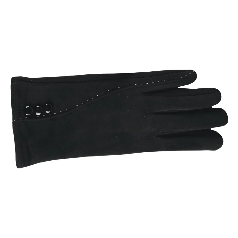 Jeanne Simmons Accessories Gloves With White Stitching And Button Black (Women's) Trendy Wide-Legged High-Waist Jeans Jeanne Simmons Accessories Gloves With White Stitching And Button Black (Women's) Trendy Wide-Legged High-Waist Jeans