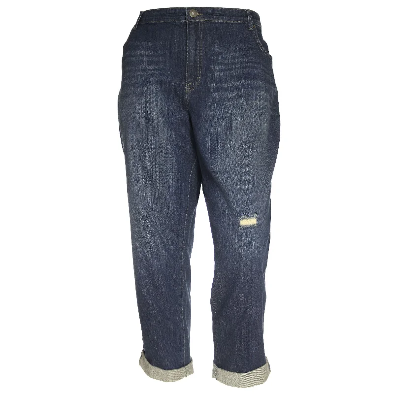Style & Co Blue Denim Slim Leg Mid-Rise Distressed Jeans Stylish Bootcut Denim Jeans Style & Co Blue Denim Slim Leg Mid-Rise Distressed Jeans Stylish Bootcut Denim Jeans