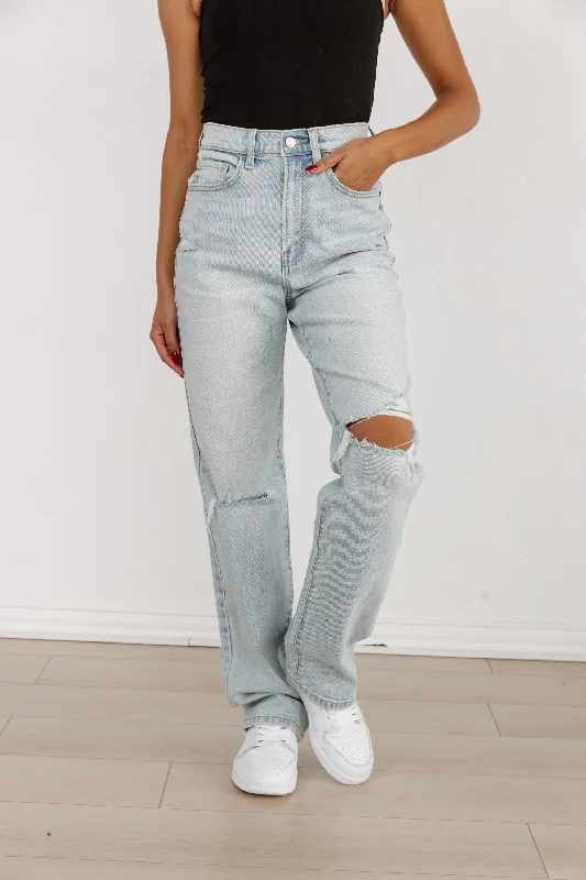 THREADBARE DENIM TREASURES JEANS Trendy Patchwork Denim Jeans