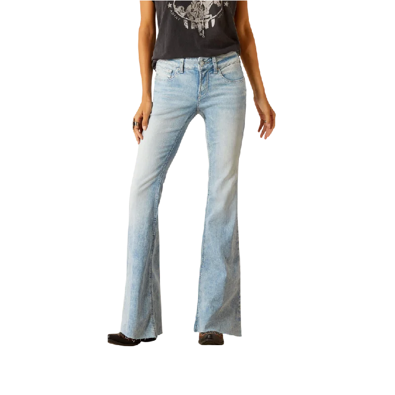 Ariat Women's Perfect Rise Jimena Flare Snowland Jeans Casual Straight-Leg Jeans