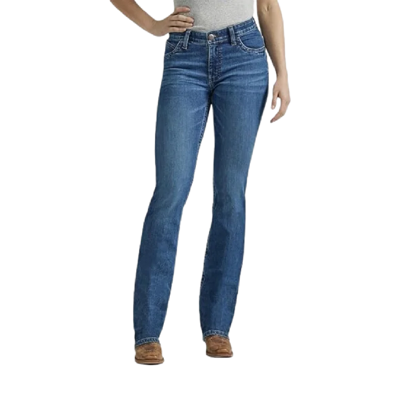 Wrangler Women's Willow Jennifer Jeans Chic Faded Blue Jeans