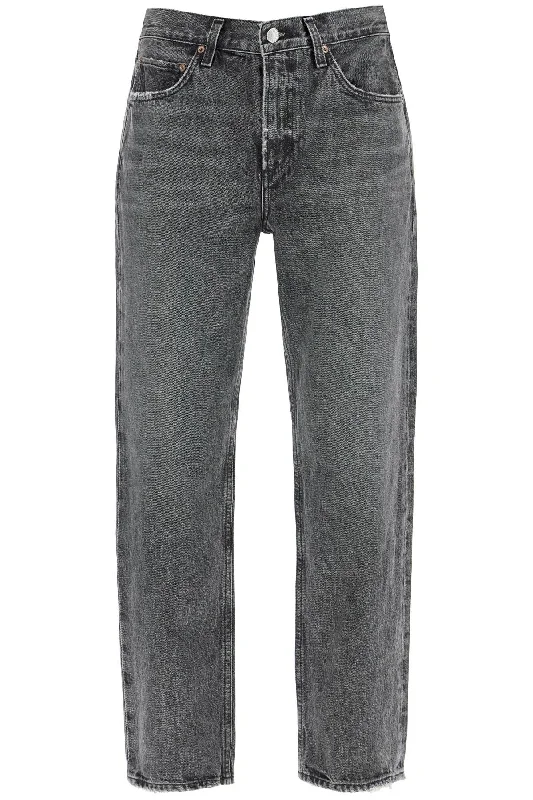 Vintage Effect Valen Jeans  - Grey Stylish Cargo Style Jeans