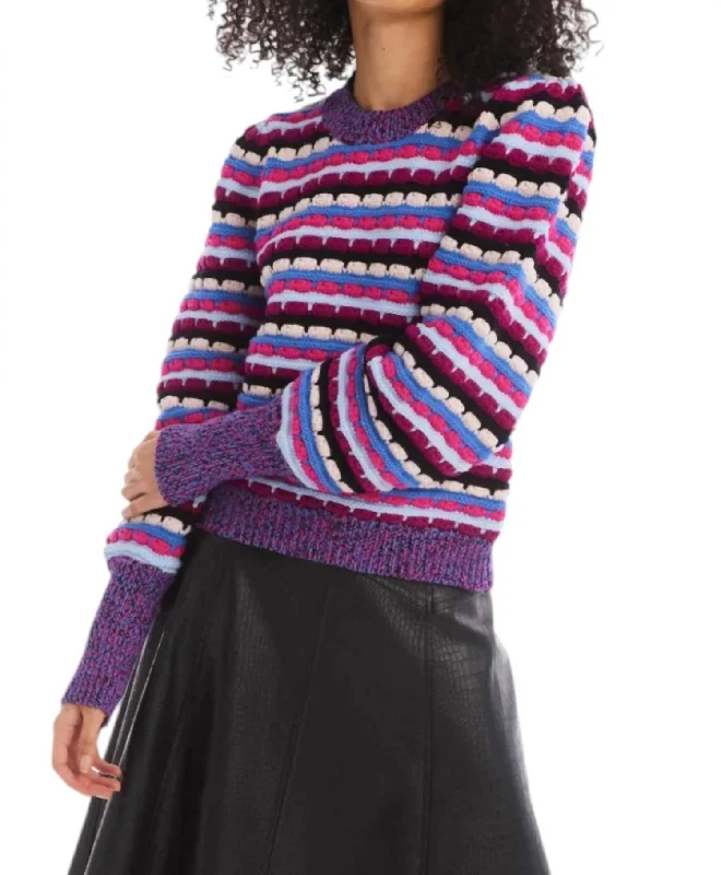 Adelle Sweater In Multi-Colored Stylish Fashionable Trendy