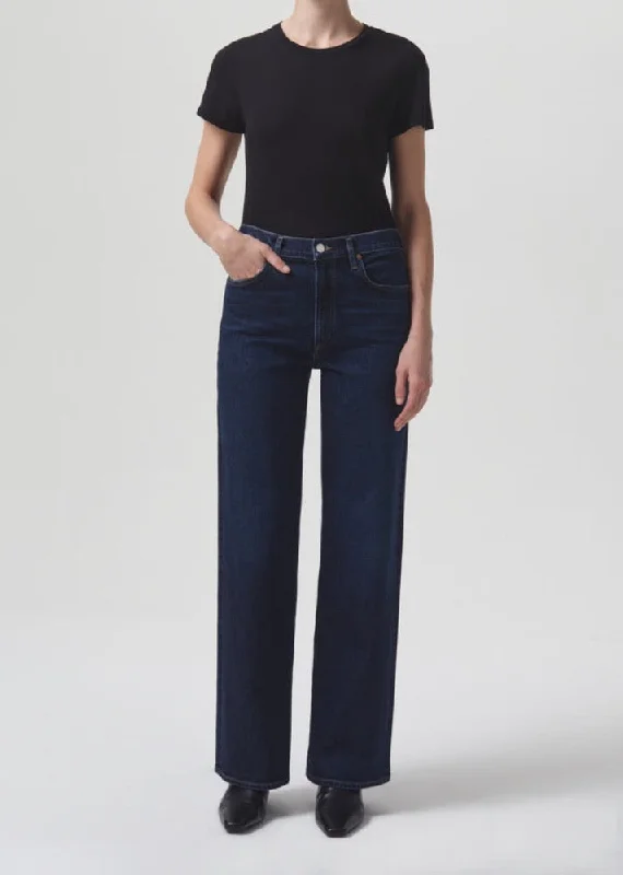 AGOLDE Harper Straight Jean in Formation Elegant High-Waisted Flared Jeans