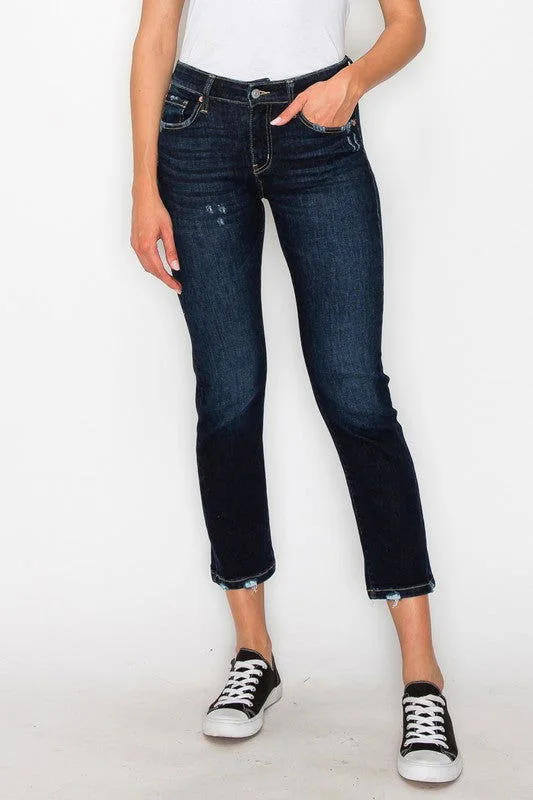 Artemis Vintage High Rise Skinny Straight Jeans Casual Loose Fit Jeans