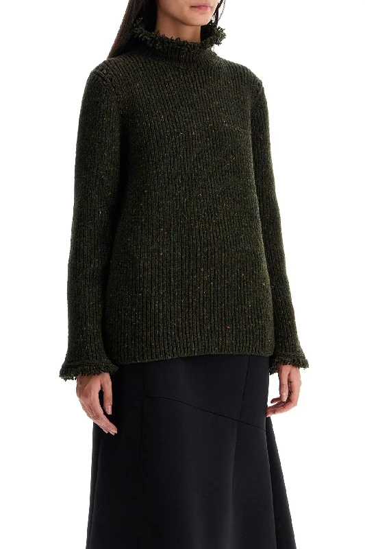 Burberry Fringe Sweater With T Stretchy Elastic Breathable