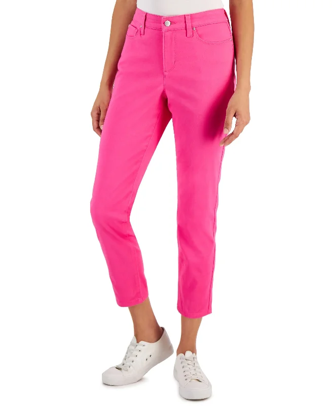 Charter Club Bristol Tummy Control Skinny Ankle Jeans Classic Blue Denim Jeans