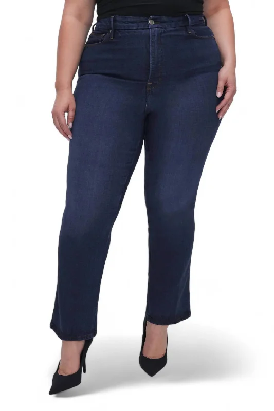 Good Curve Straight Jean In Indigo537 Trendy Skinny High-Waist Jeans