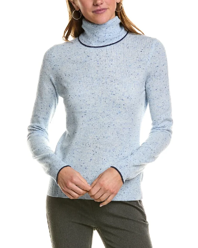 InCashmere Turtleneck Cashmere Sweater Knit Fabric Woven Fabric Fleece Fabric