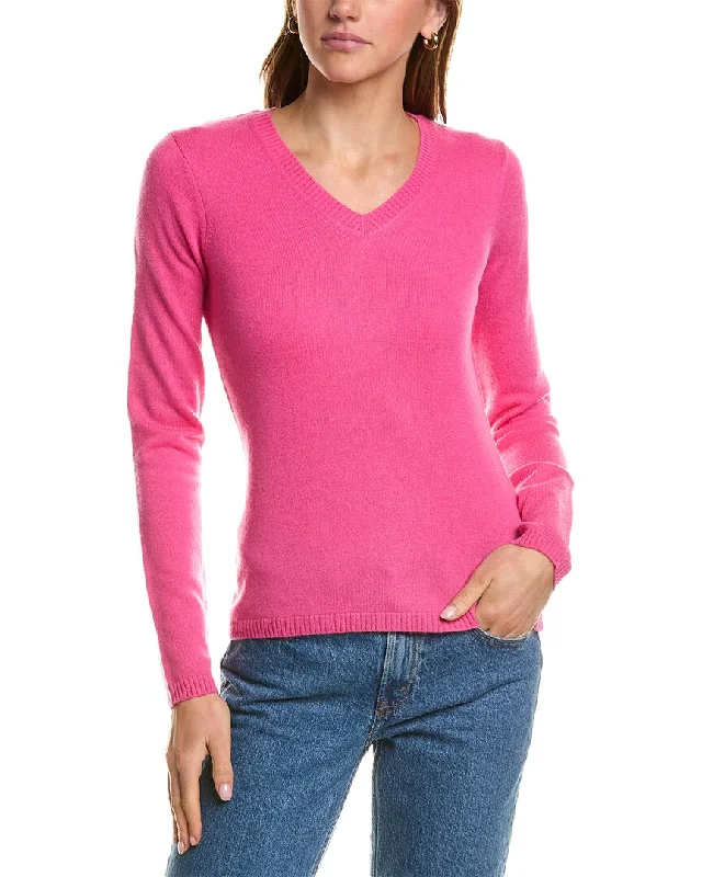 InCashmere V-Neck Cashmere Sweater Soft Cozy Warm