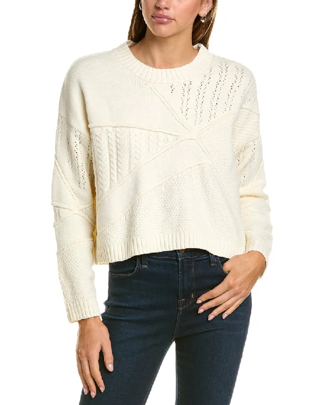 Lea & Viola Multi-Stitch Sweater Layered Multi-layer Single Layer