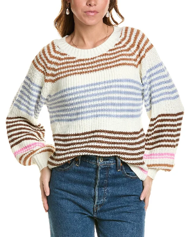 LUXE ALWAYS Shaker Rib Sweater Iron Safe Non-Iron Wrinkle Free