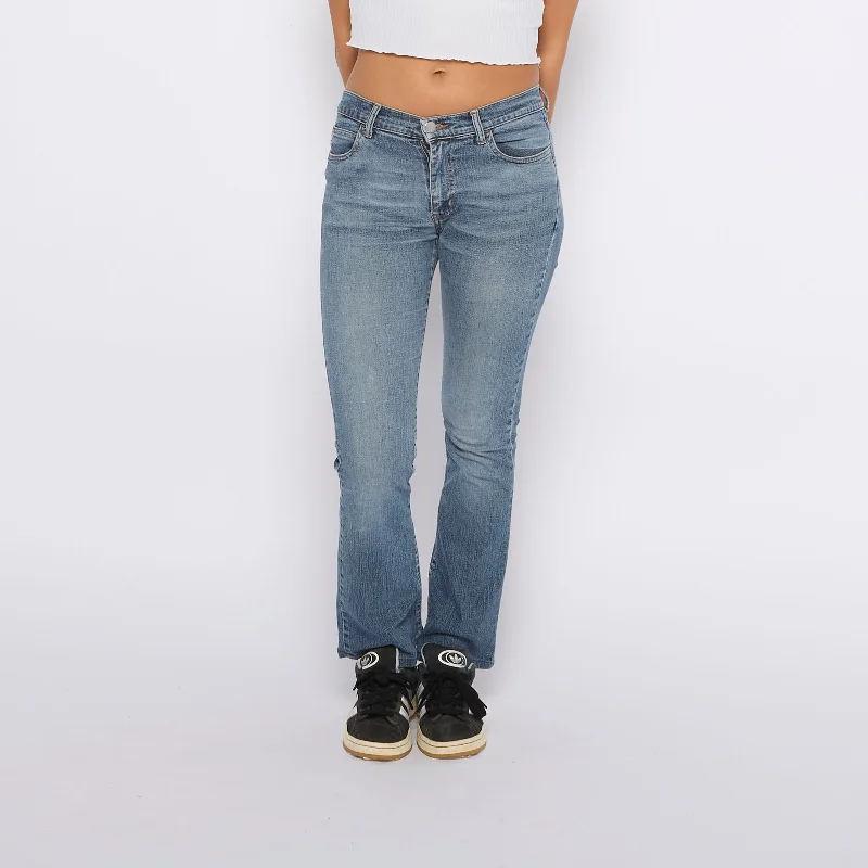 Miss Sixty Slim Bootcut Jeans - UK 8 Trendy Button-Up High-Waist Jeans
