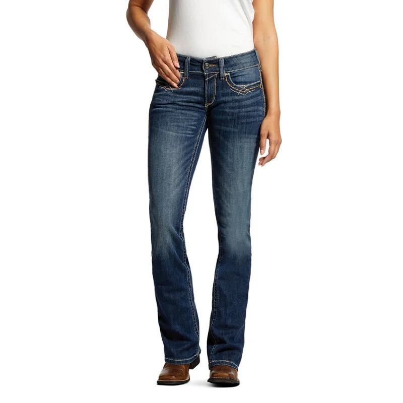 Ariat Women's R.E.A.L Entwined Jean Trendy Paperbag Waist Jeans