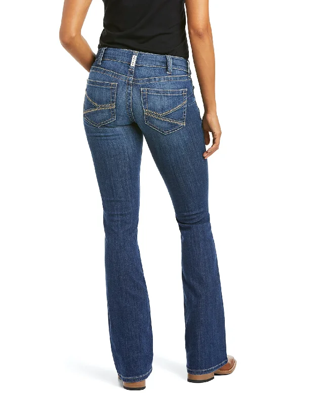 Women's REAL Liliana Jeans Trendy Vintage Denim Jeans