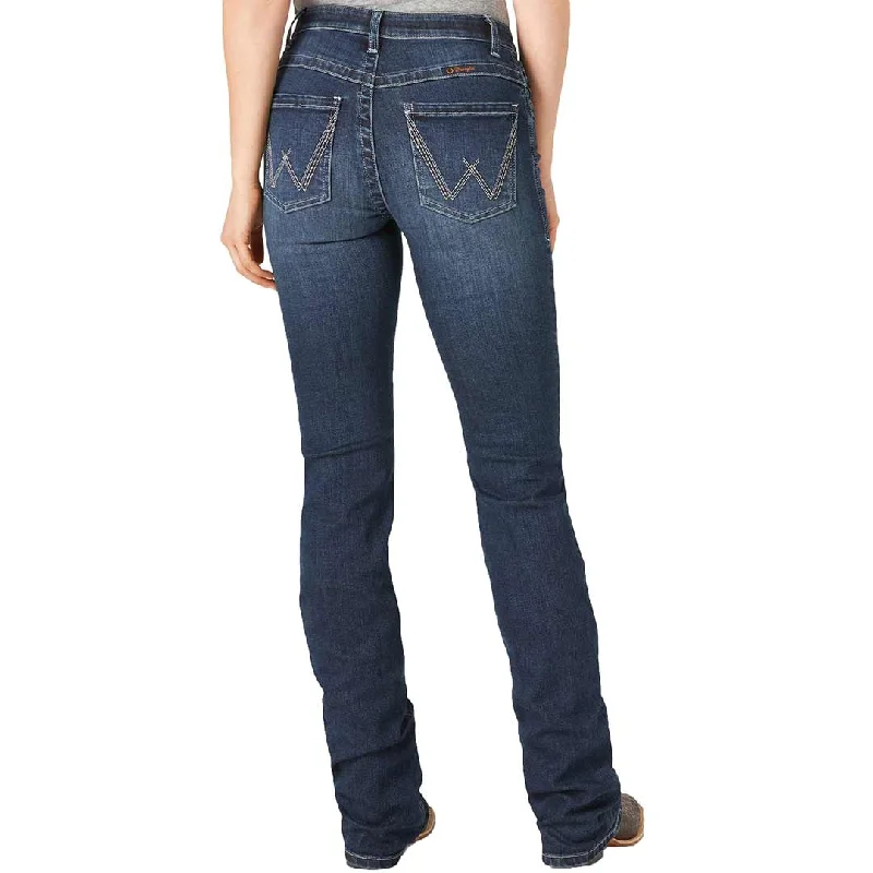 Wrangler Women's Ultimate Riding Willow Bootcut Jeans Elegant High-Waisted Flared Jeans Wrangler Women's Ultimate Riding Willow Bootcut Jeans Elegant High-Waisted Flared Jeans