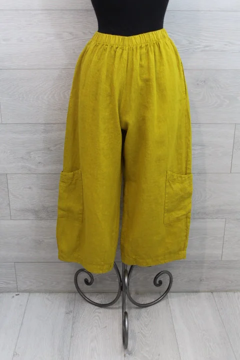 Bryn Walker Light Linen - Casbah Pant Trendy Velvet Pants
