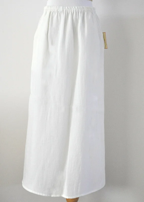 AASK01 - A-line Linen Skirt leather skirt modern