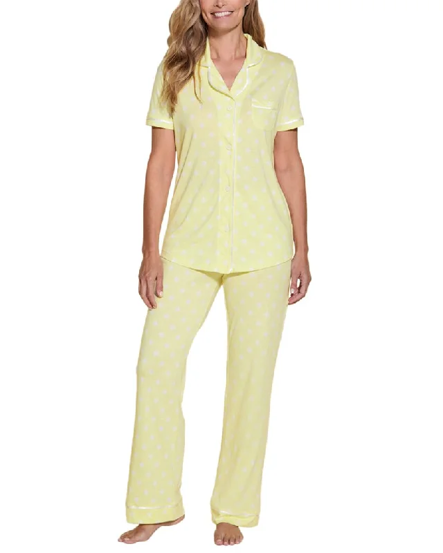 Cosabella 2pc Bella Top & Pant Pajama Set Elegant Palazzo Trousers