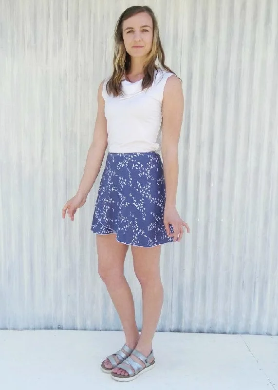 Songbird Wrap Skirt (Custom Made) denim skirt trendy